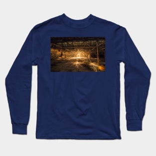 Steel Wool Spinning at an abandoned warehouse in Yarraville Long Sleeve T-Shirt